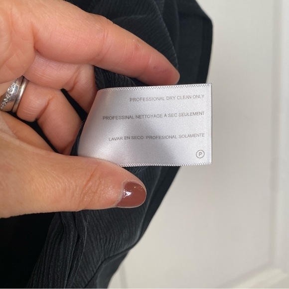 AG Adriano Goldschmeid LYDIA Lace Black Halter Tank Top Size Medium - Picture 7 of 8